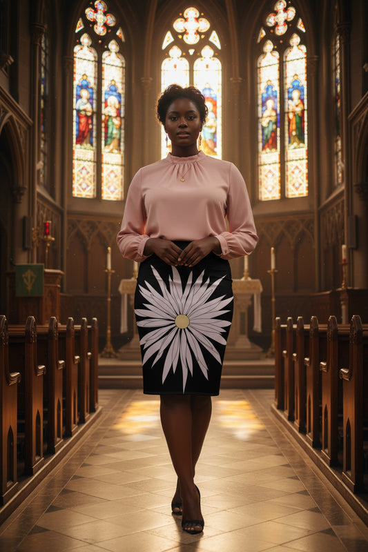 Women's Fashion Pencil Skirt (7128843714663)