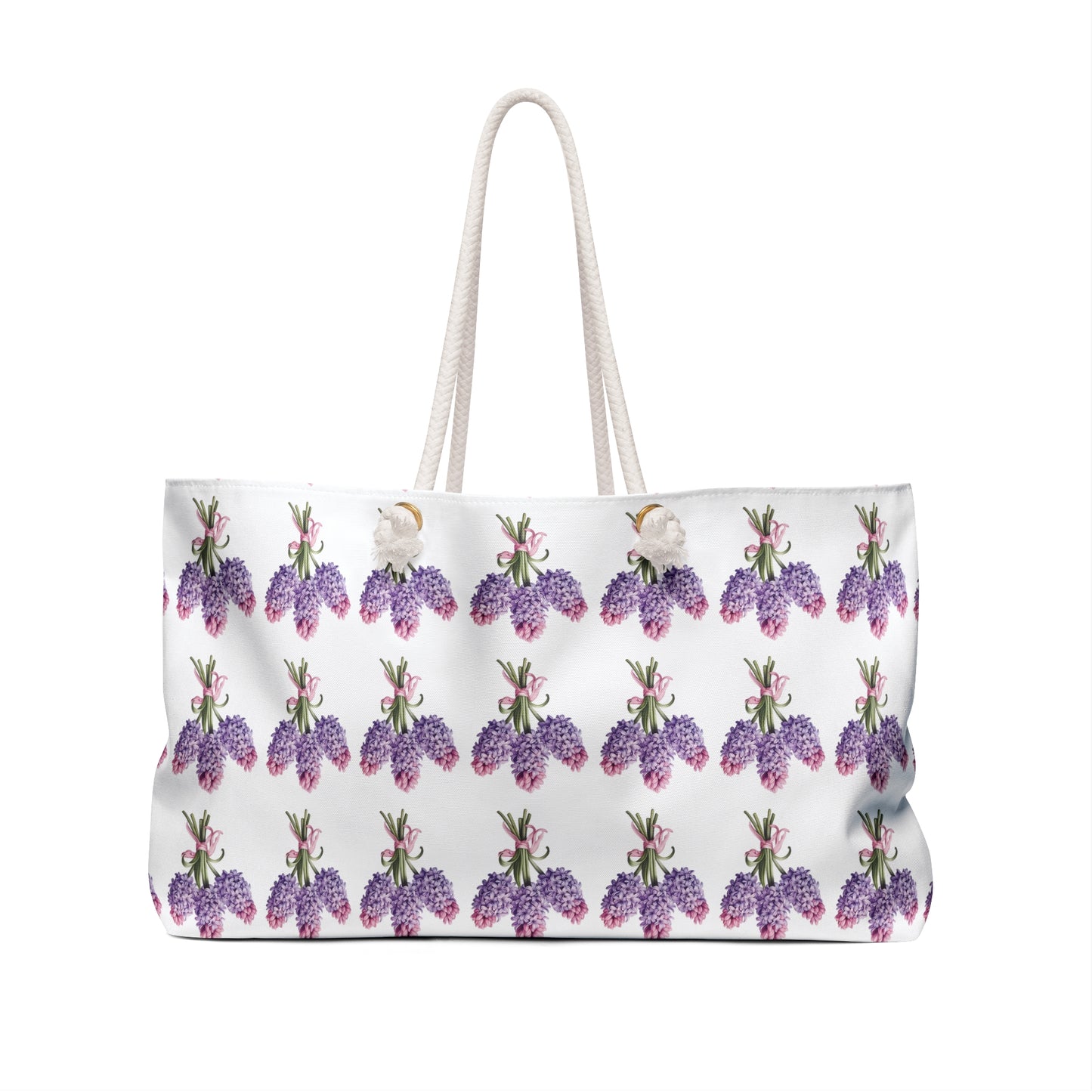 Floral Weekender Bag - Stylish Tote for Travel & Beach Days (7275174559847)