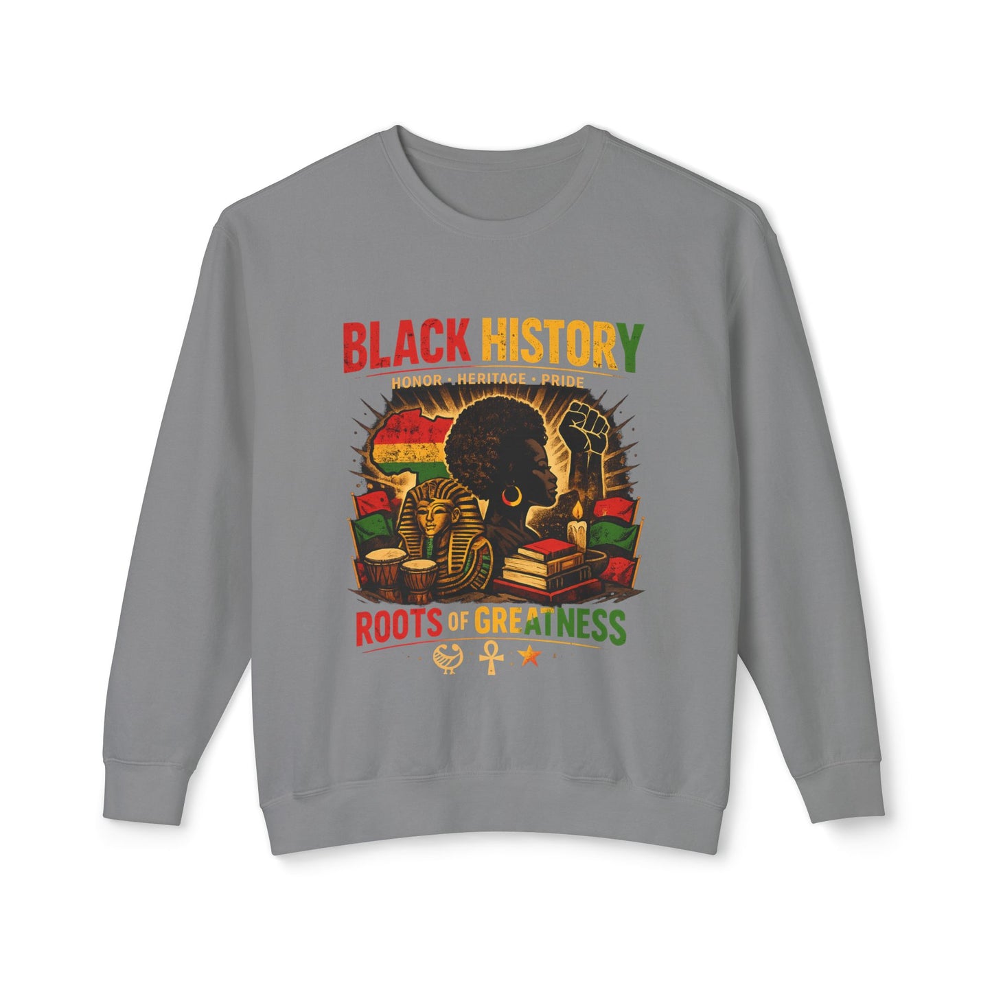 Women’s Black History Roots of Greatness Crewneck Sweatshirt