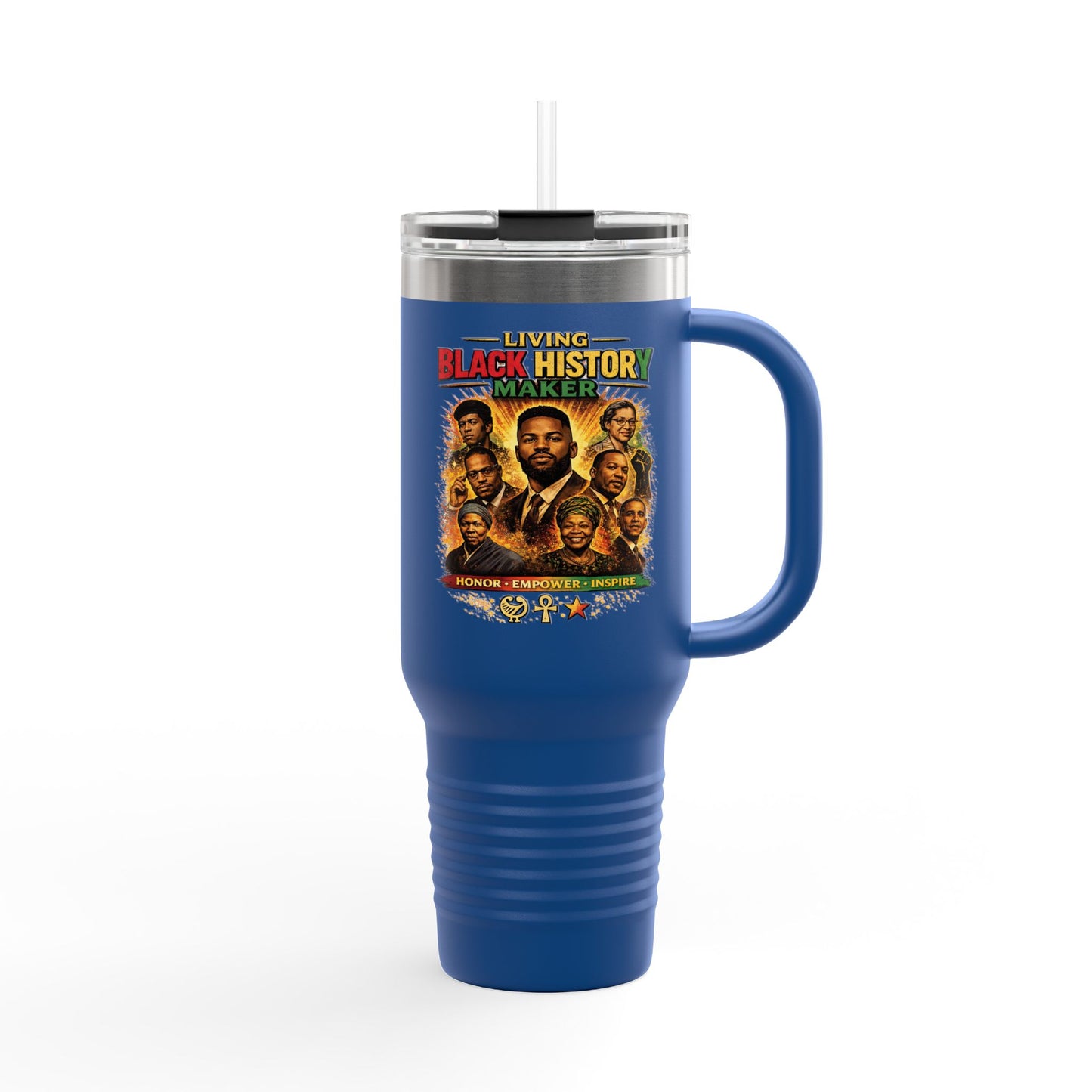 40oz Insulated Travel Mug Celebrate Black History Makers