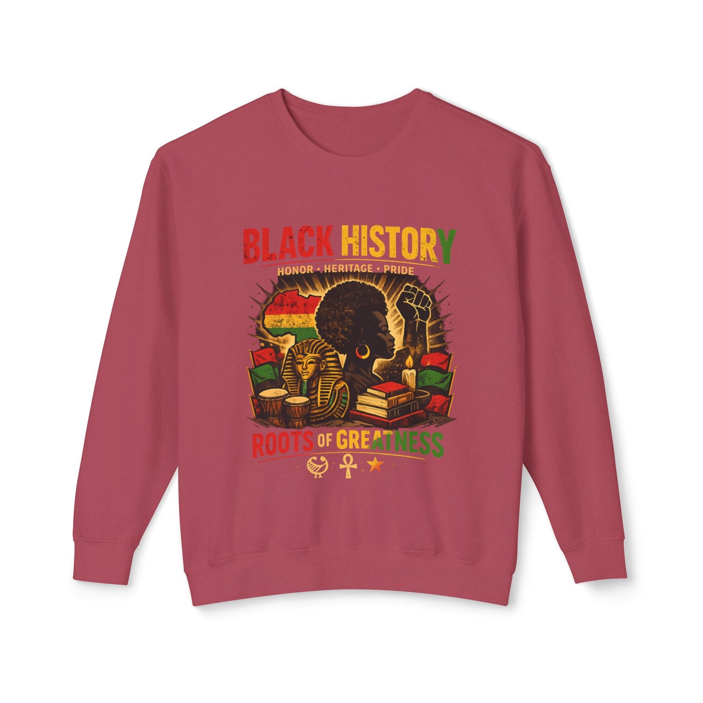 Women’s Black History Roots of Greatness Crewneck Sweatshirt