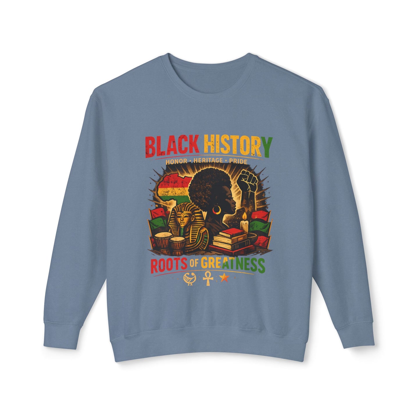 Women’s Black History Roots of Greatness Crewneck Sweatshirt