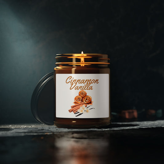 Cinnamon Vanilla Lovers Scented Soy Candle (7125748416615)