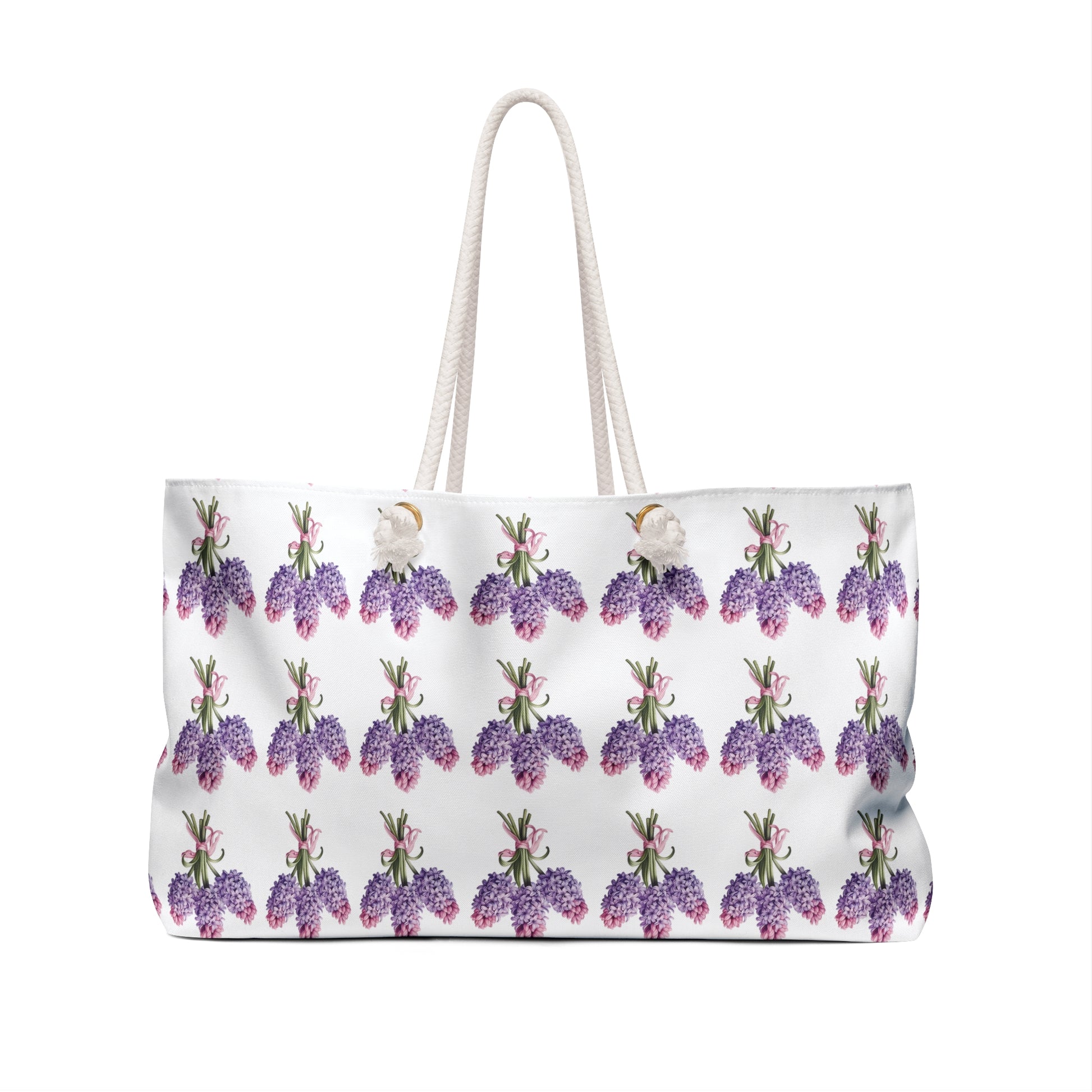 Floral Weekender Bag - Stylish Tote for Travel & Beach Days (7275174559847)