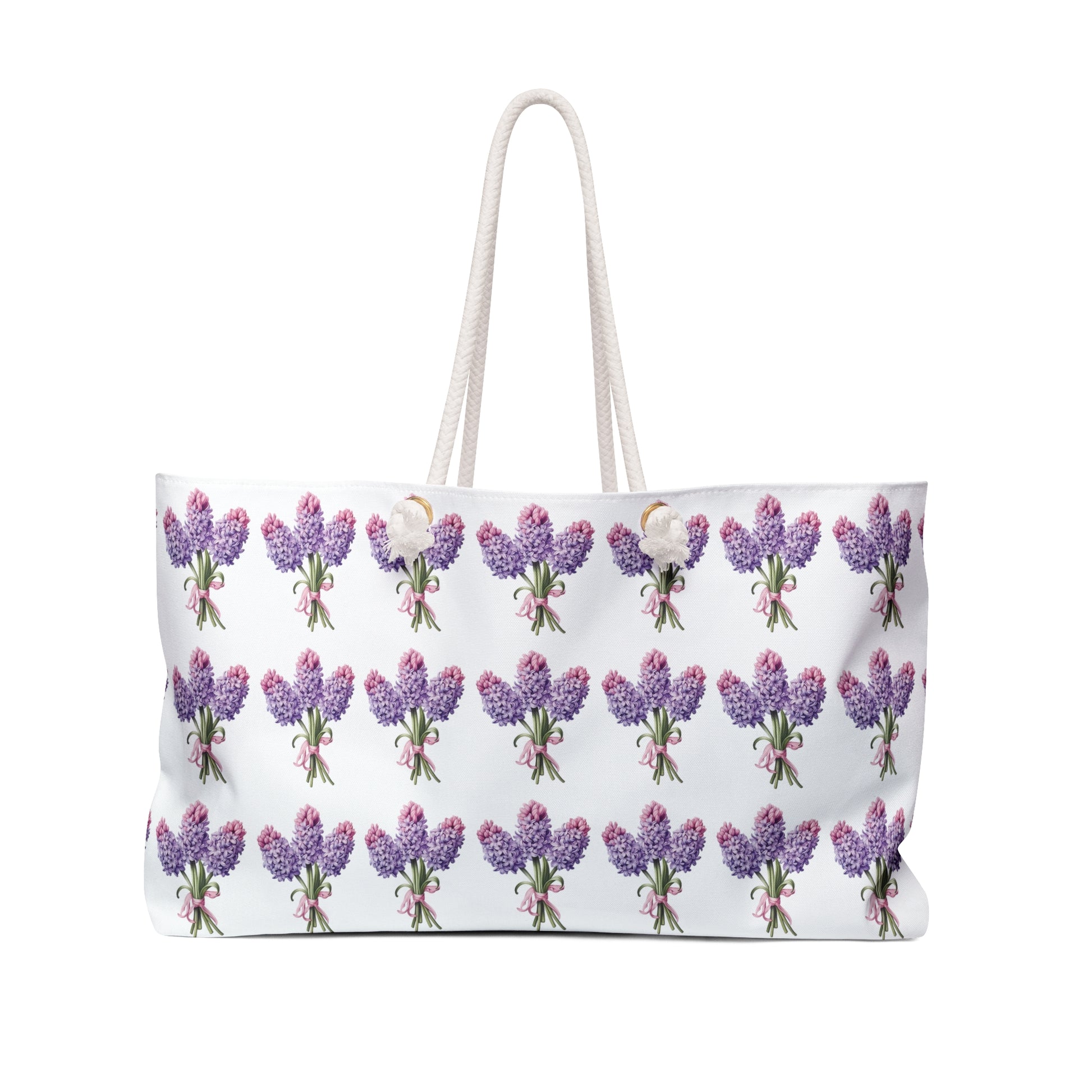 Floral Weekender Bag - Stylish Tote for Travel & Beach Days (7275174559847)