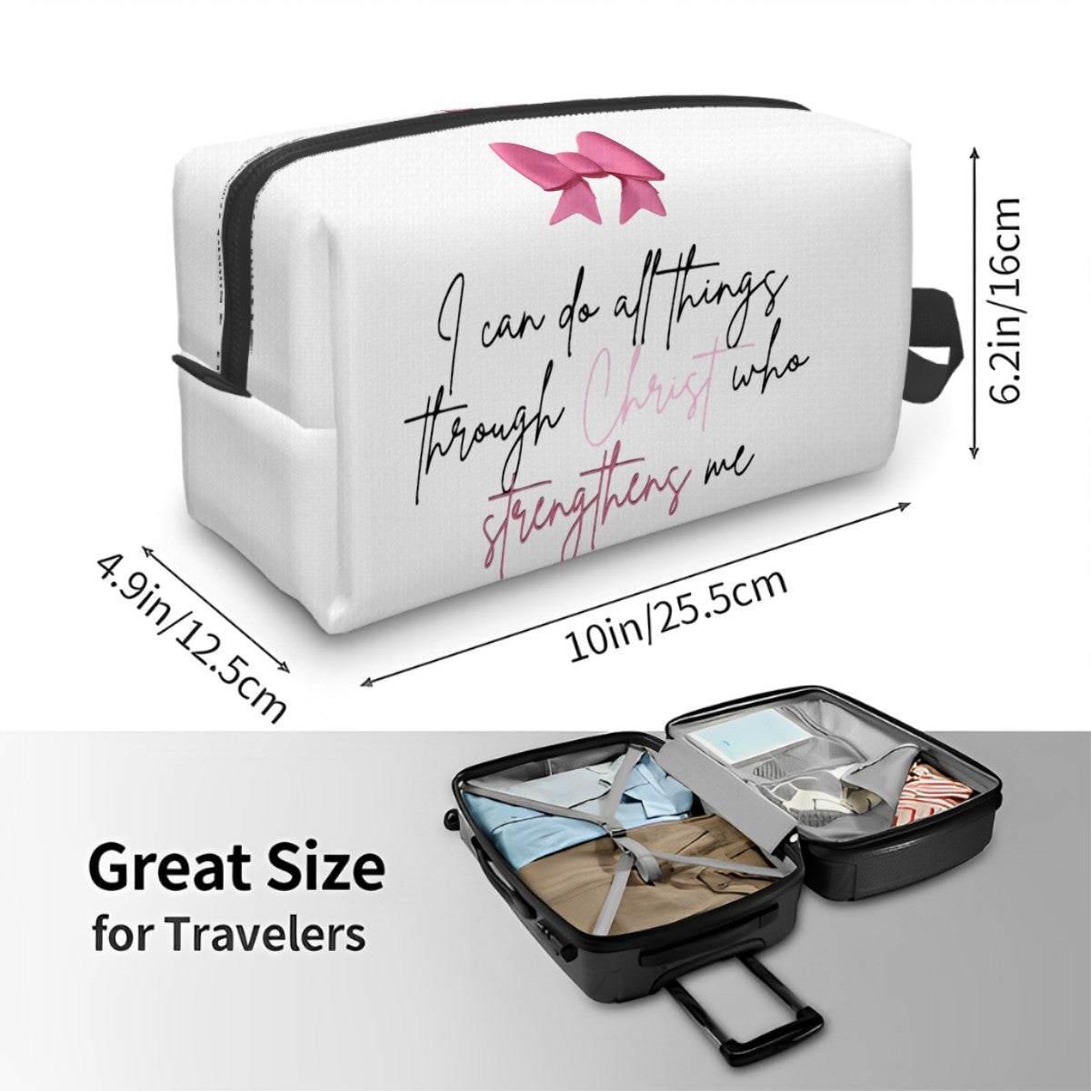 Travel Toiletry Bag Portable Large Capacity (7304227520615)