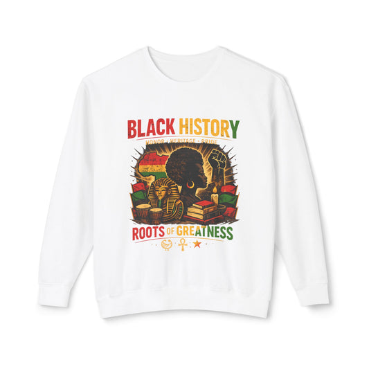 Women’s Black History Roots of Greatness Crewneck Sweatshirt