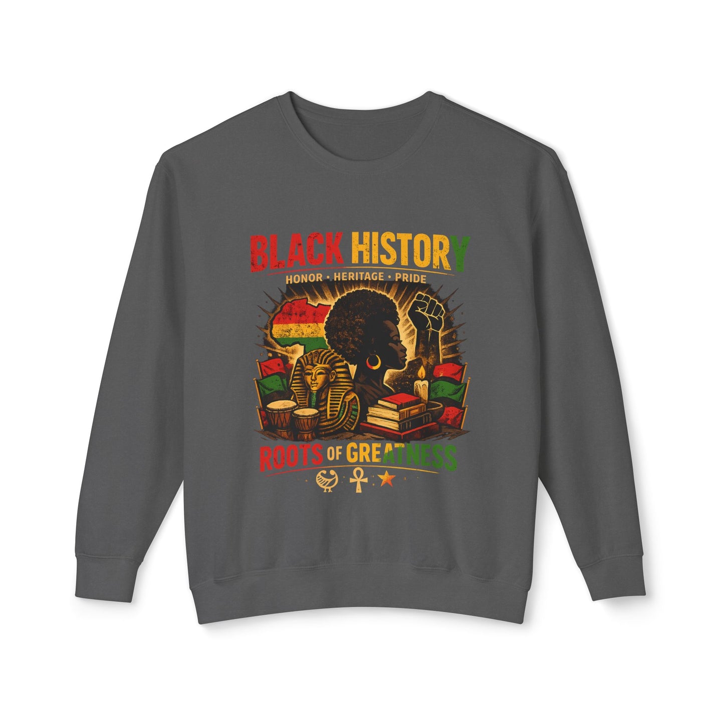 Women’s Black History Roots of Greatness Crewneck Sweatshirt