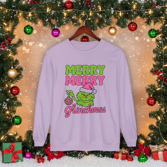 Grinch 'Merry Merry Grinchmas' Long Sleeve Tee
