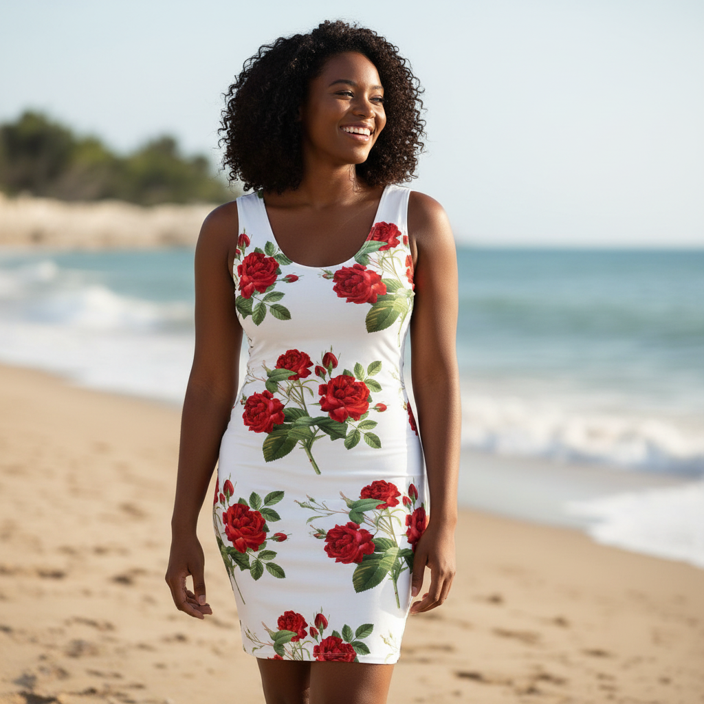 Bodycon Floral Dress
